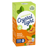 Crystal Light Peach Mango Green Tea Drink Mix, 10-Quart Box (Pack of 7)
