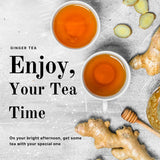 Ginger Tea Cut 100 g | Natural, Freshly Sliced Ginger Root for a Full-Flavored and Refreshing Experience | Perfect for Brewing Bold, Soothing Tea