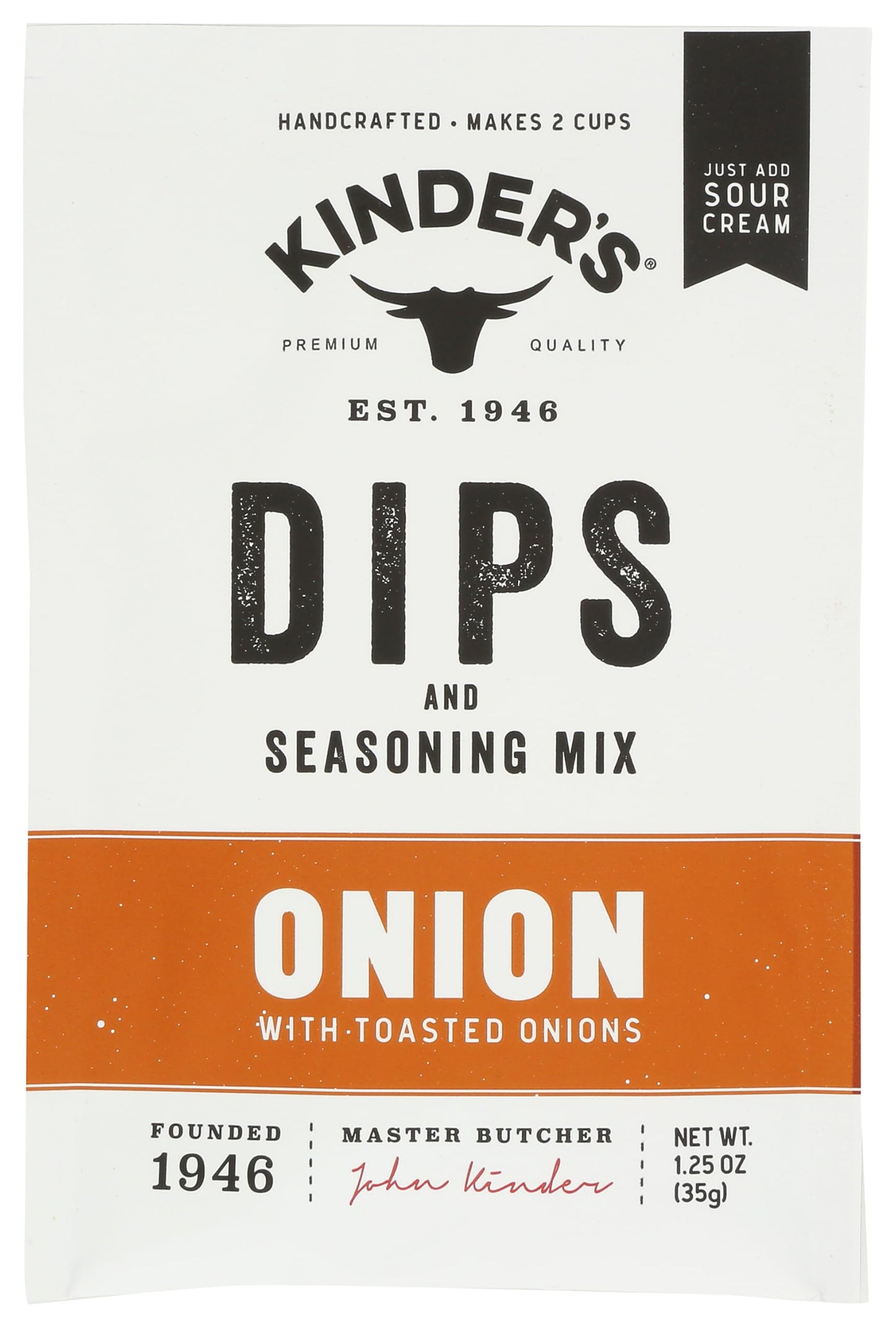 Kinders Bbq Sauce, Kinder'S, Dips & Seasoning Mix, Onion, 1 Ounce