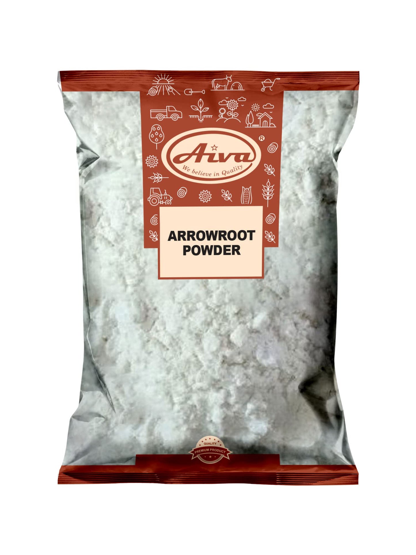Aiva Arrowroot Powder (14 Ounce) | Natural Thickener & Cornstarch Substitute for Sauces, Soups, and Baking