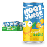 Hoot Juice Lemonade By Lemonati, No Artificial Sweeteners or Flavors, Gluten-Free, Kosher, Non-GMO, Vegan, 7.5 Fl Oz Mini-Cans, Pack of 12, Original