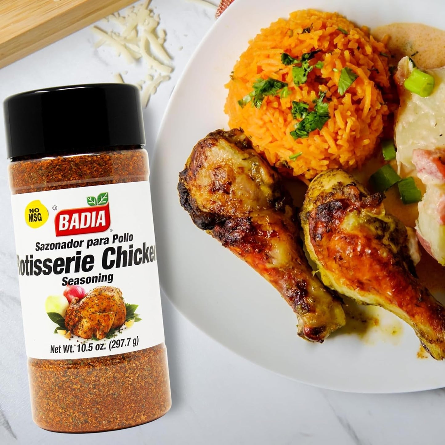Badia Rotisserie Chicken Seasoning, 10.5 oz - Classic Blend for Poultry, Perfect for Roasting, Grilling & Air Frying