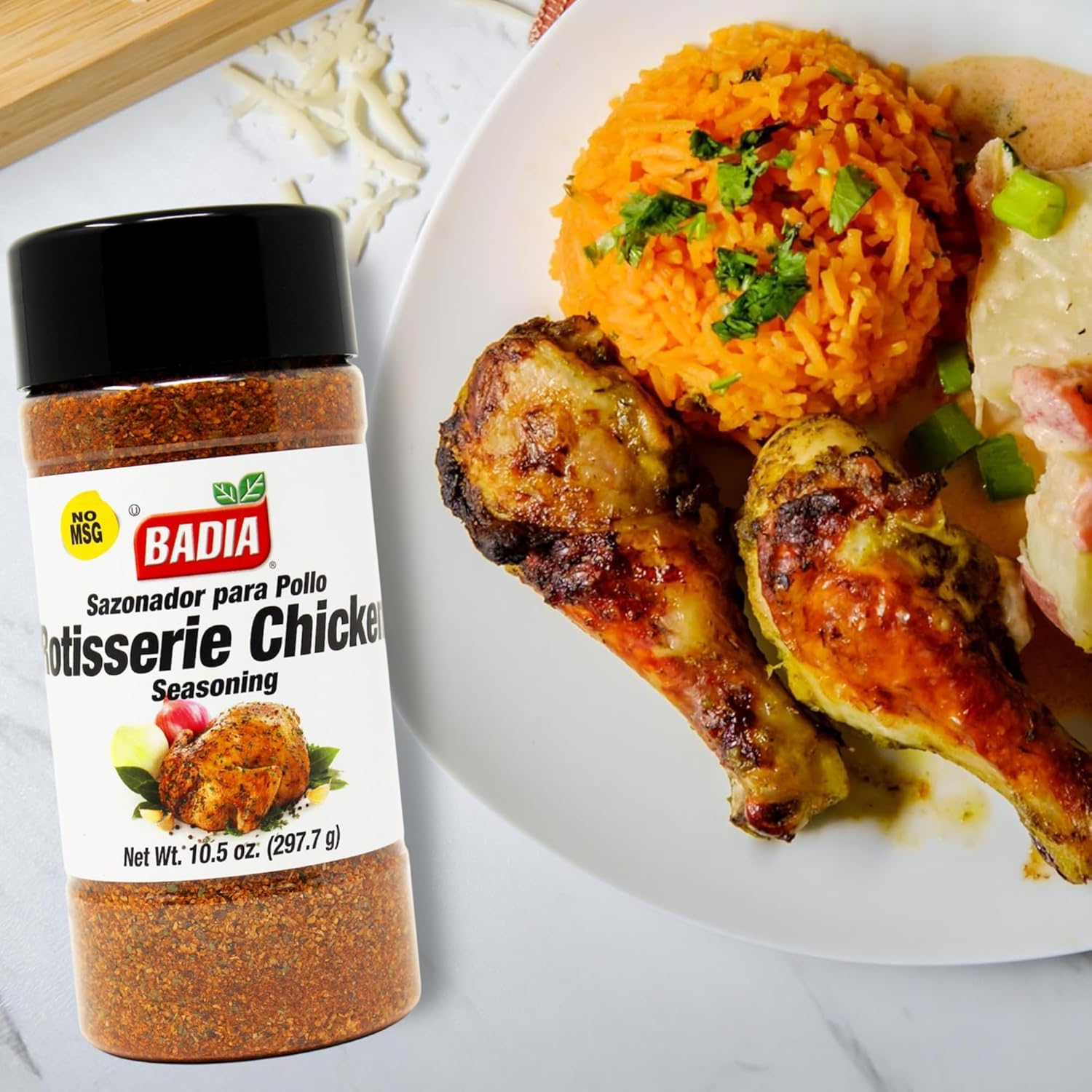 Badia Rotisserie Chicken Seasoning, 10.5 oz - Classic Blend for Poultry, Perfect for Roasting, Grilling & Air Frying