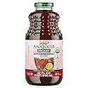 Pure Anatolia Organic Strawberry Juice Detox Blend 32 fl oz - Natural Juice with Apple, Lemon & Carrot - Organic Drink With No Preservatives and Sugar