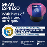Lavazza Blue Coffee Pods Variety Pack - 30 Count Sampler (6 Each of Top Class, Gold Selection, Caffè Crema, Decaf & Gran Espresso) - Compatible