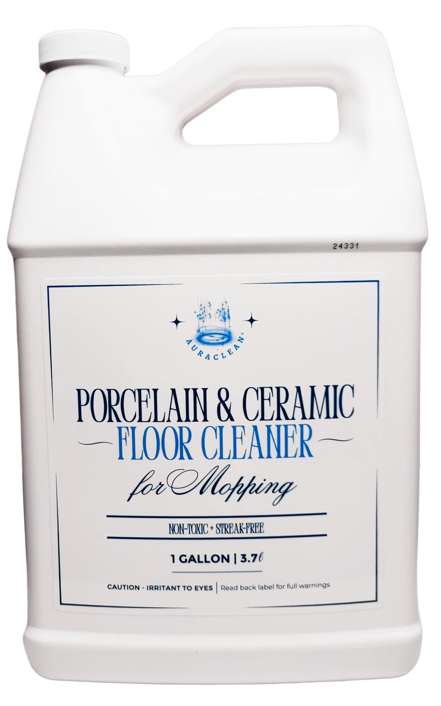 AuraClean Porcelain & Ceramic Tile Floor Cleaner - Mop Soap Concentrate for mopping - Streak-Free Clean, Ph Neutral and non-Toxic - Safe for Marble