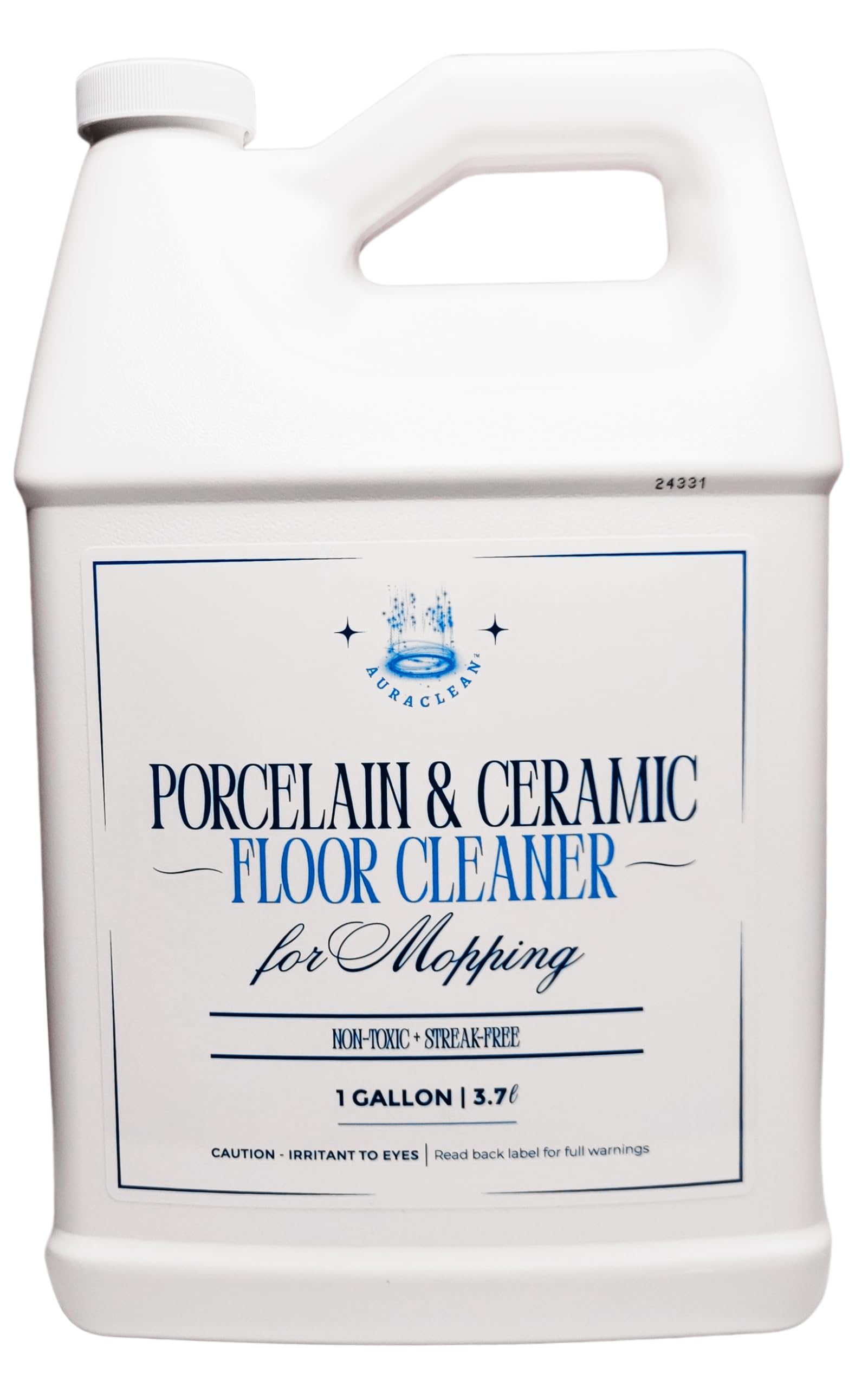 AuraClean Porcelain & Ceramic Tile Floor Cleaner - Mop Soap Concentrate for mopping - Streak-Free Clean, Ph Neutral and non-Toxic - Safe for Marble