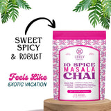 Leely Chai Masala Chai Loose Leaf. Organic Assam Black Tea with whole spices, Small Batch, Authentic Brew or Steep - 8 OZ, 40 Cups