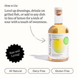 Acid League Vinegar Meyer Lemon Honey Living Vinegar, 12.7 Fl Oz