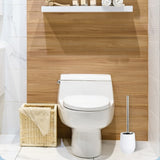 Toilet Brush,Toilet Bowl Cleaner, Toilet Brush and Holder, Toilet Bowl Brush, Lockable Thread Convenient Practical Efficient Safe Reliable Durable