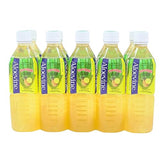 Aloevine Aloe Vera Drink Pineapple healthy juice pure with chunks of aloe l 16.9 oz. 10 pack l plant based Vegetable Korean drinks