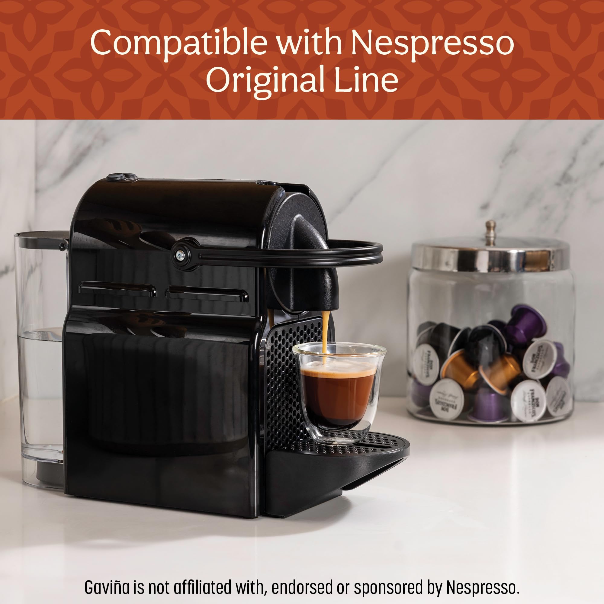 Don Francisco's and Cafe La Llave Espresso Capsule Variety Pack - 50 Recyclable Aluminum Pods Compatible with Nespresso Original Line Machines