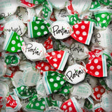 PUNTINI Menta Fresca Italian Chewy Mint Candy with Vanilla Accent, Individually Wrapped Vegan Candy, All-Natural, Gluten Free, Non-GMO, 10 oz