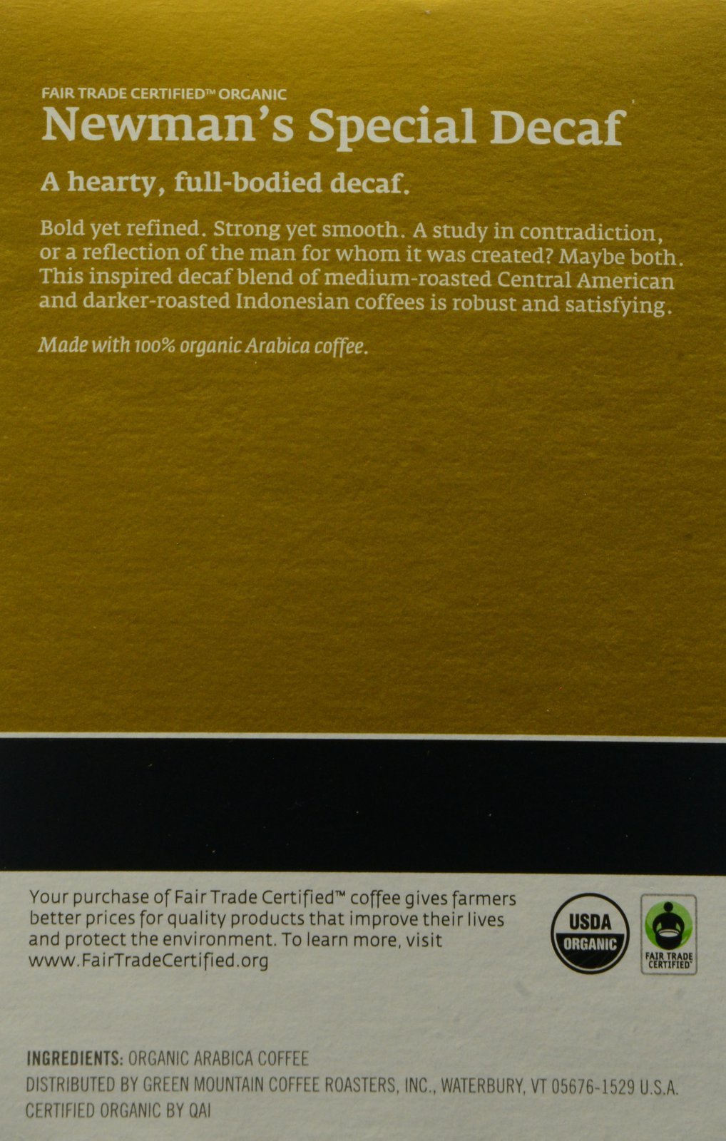 Newman's Own Organics Special Blend Decaf - 18 Count