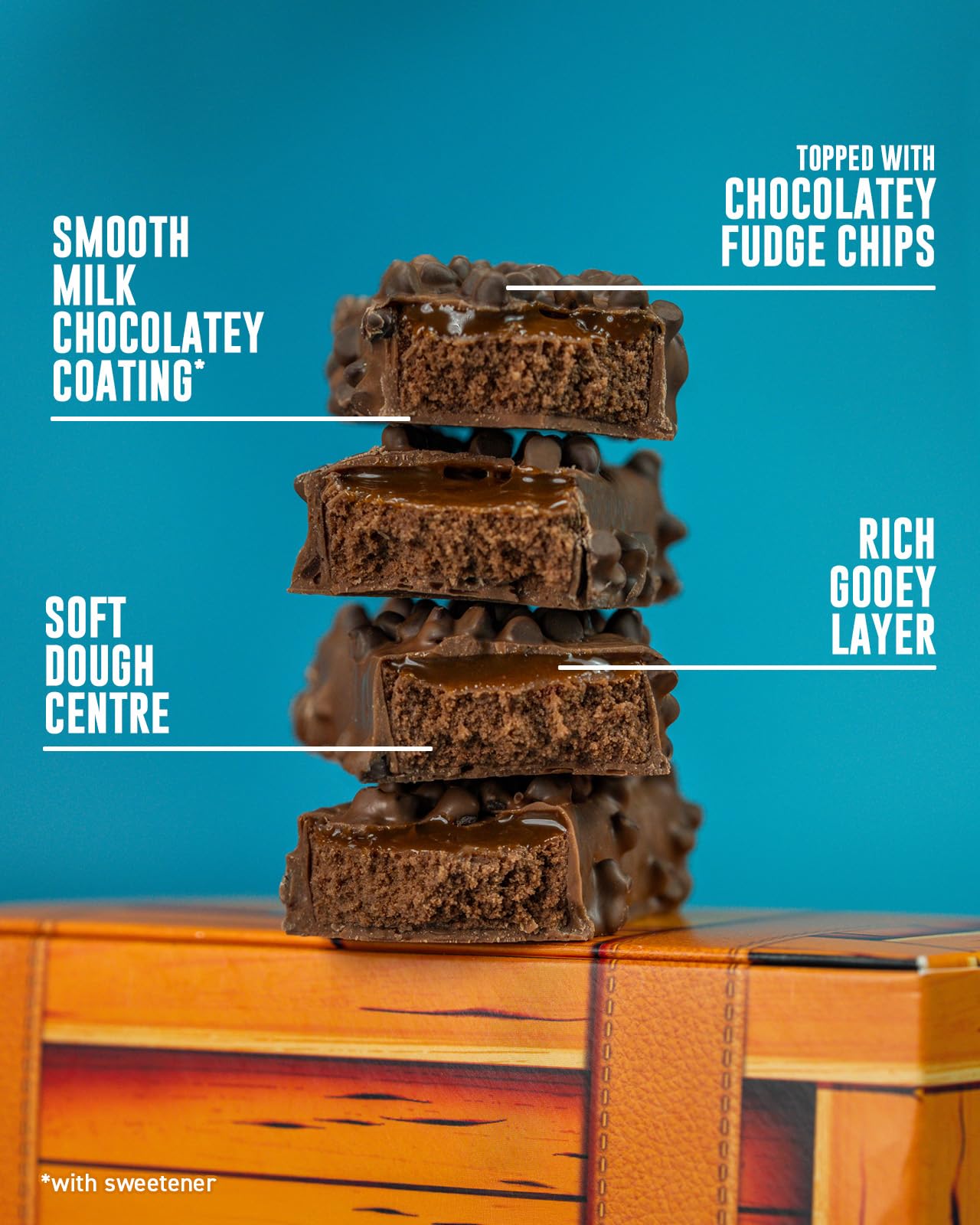 Grenade Chocolate Chip Salted Caramel High Protein Bar, 20 g Protein and 1 g Sugar per Snack Bar, 12 Count, 2.1 oz Bars