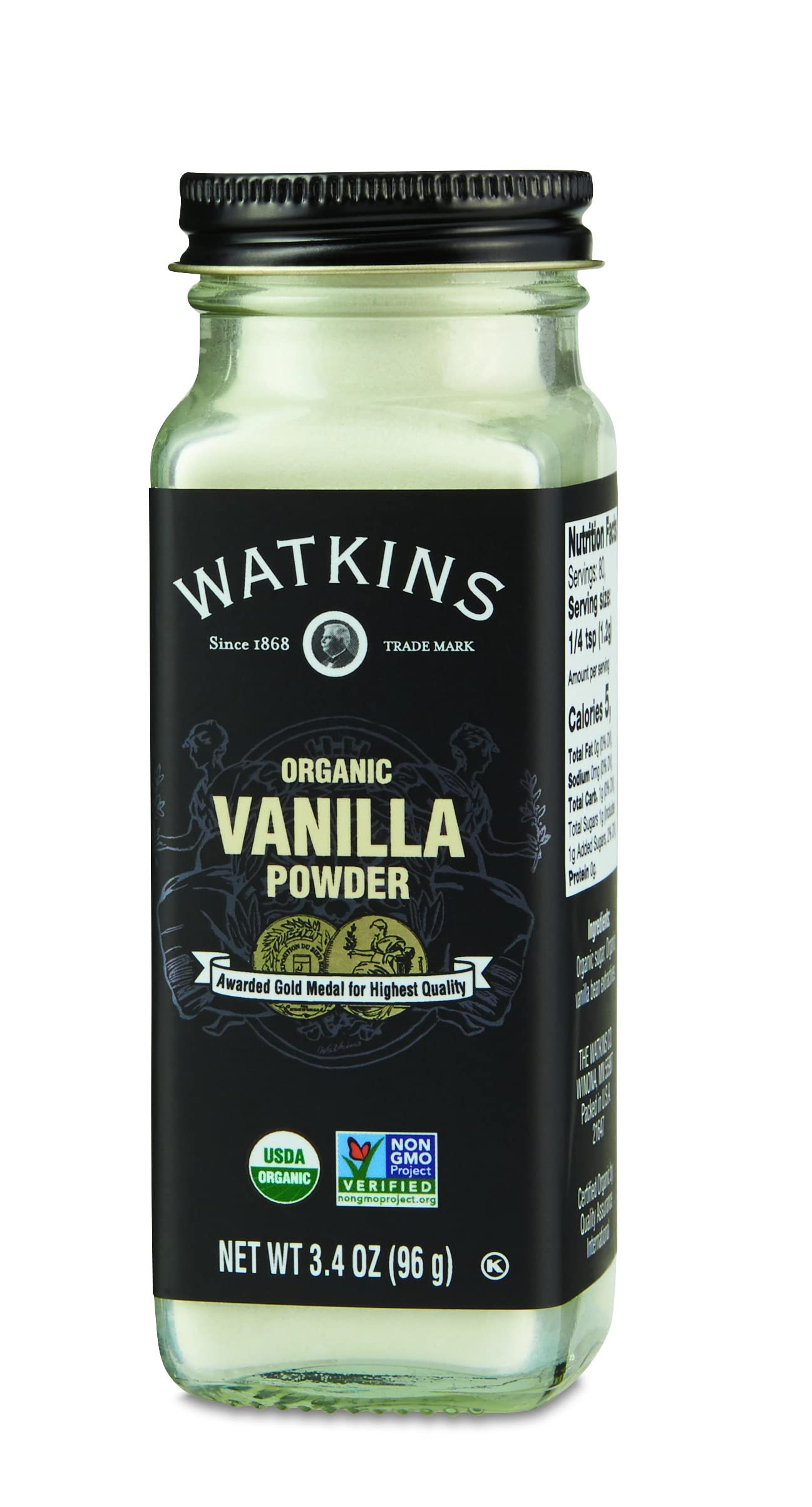 Watkins Organic Vanilla Powder, 3.4 oz.