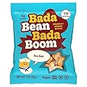 Enlightened Bada Bean Bada Boom - Plant-Based Protein, Gluten Free, Vegan, Crunchy Roasted Broad (Fava) Bean Snacks, 100 Calories per Serving, Sea