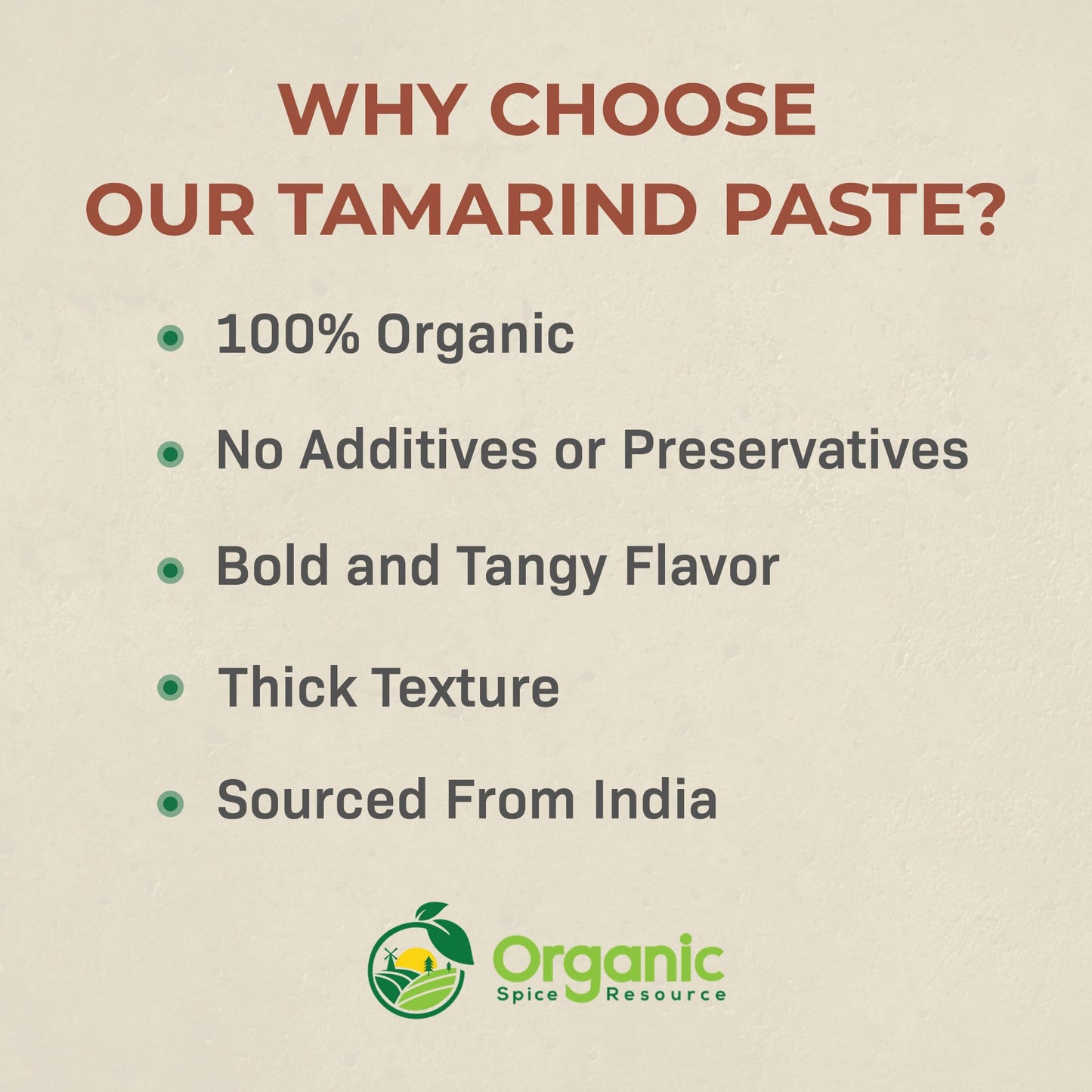 Organic Tamarind Paste, 100% Pure Tamarind Purée (No Additives) | USDA Organic, Non-GMO | 10.93 oz Glass Jar | Smooth, Tangy & Authentic | For Pad