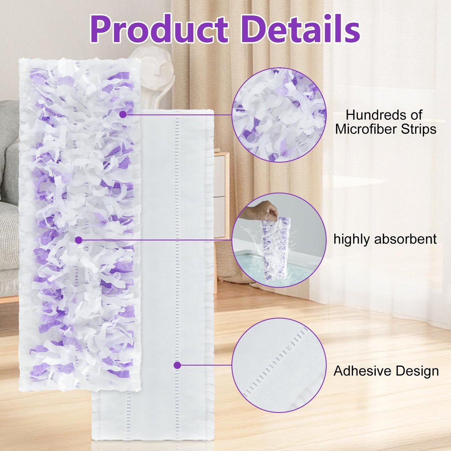 20P Swiffer mop Replacement Pads. Compatible with Swiffer Power Mop. Vacuum-Packed Disposable mop Pads. Suitable for Multiple Surfaces. Suitable