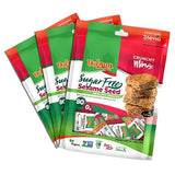 Dulzura Sesame Seed Healthy Sugar Free Mini Snack Bars, Sweetened with Stevia, 5.08 Ounce (Pack of 3)
