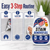 DUOYHIEL Mold Stain Cleaner Gel for Grout, Caulk & Shower Corners, Thick Bathroom Cleaning Gel for Tile Lines, Sink Edges, Silicone Sealant and Rubber