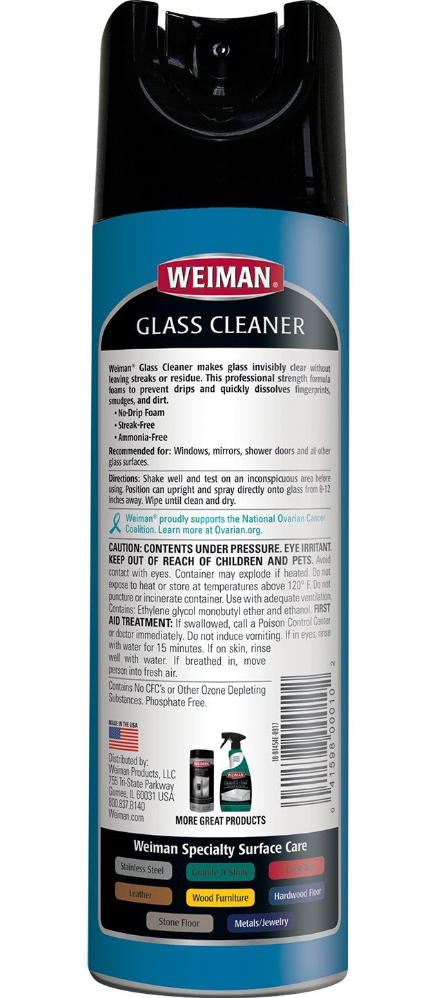 Weiman Glass Cleaner 19Oz Aero Pack 2QQ