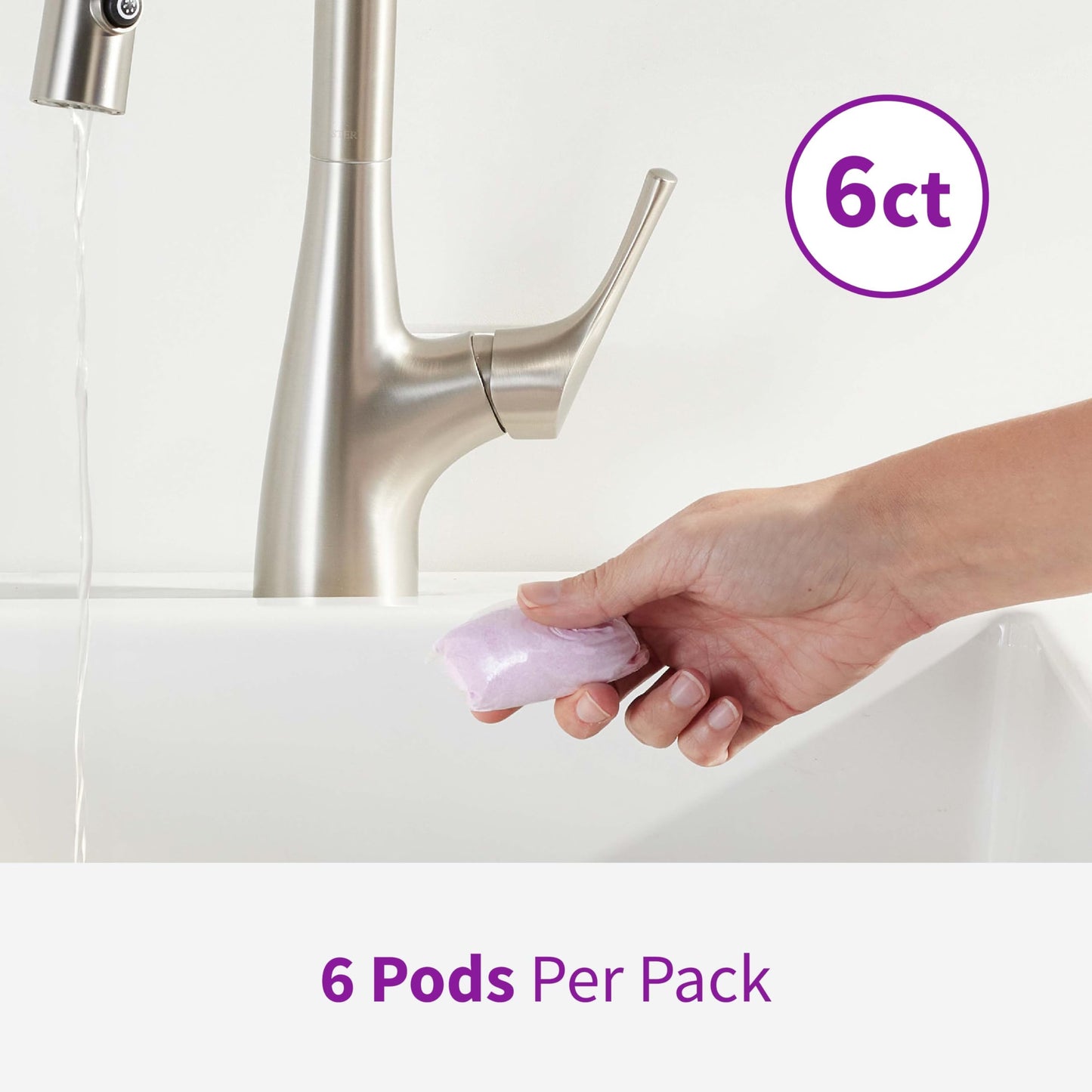 Rejuvenate Disposal Cleaner, 6 Pods, Lavender-Scented Disposal and Pipe Cleaner Pods with Bio-Enzymatic Formula Help Break Down Leftover Food Waste
