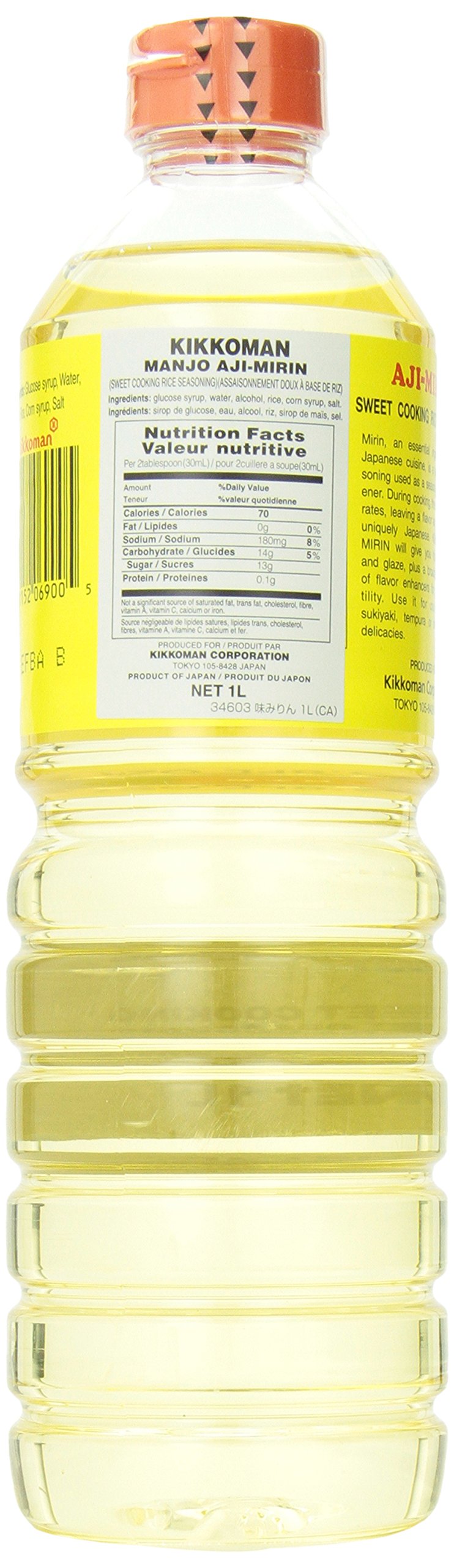 Kikkoman Manjo Aji Mirin, 33.8 fl oz
