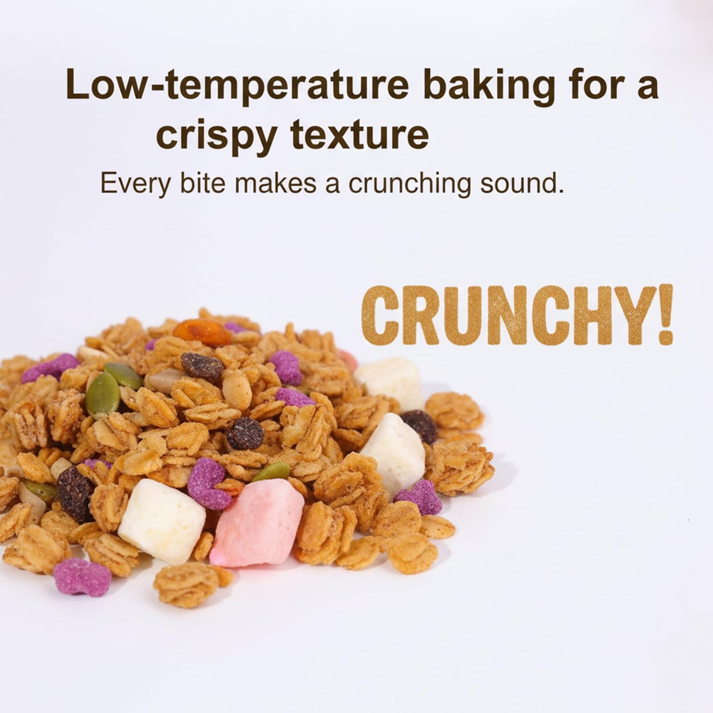 SODGHYTR - Chinese Granola Yogurt Nut Baked Cereal 320g/11.3oz Nutritional breakfast, low sugar, Congee,Dietary Fiber,Chinese Food,Comida China