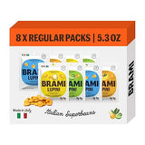 BRAMI Lupini Beans Snack, Variety Pack | 7g Plant Protein, 0g Net Carbs | Vegan, Vegetarian, Keto, Plant Based, Mediterranean Diet, Non Perishable