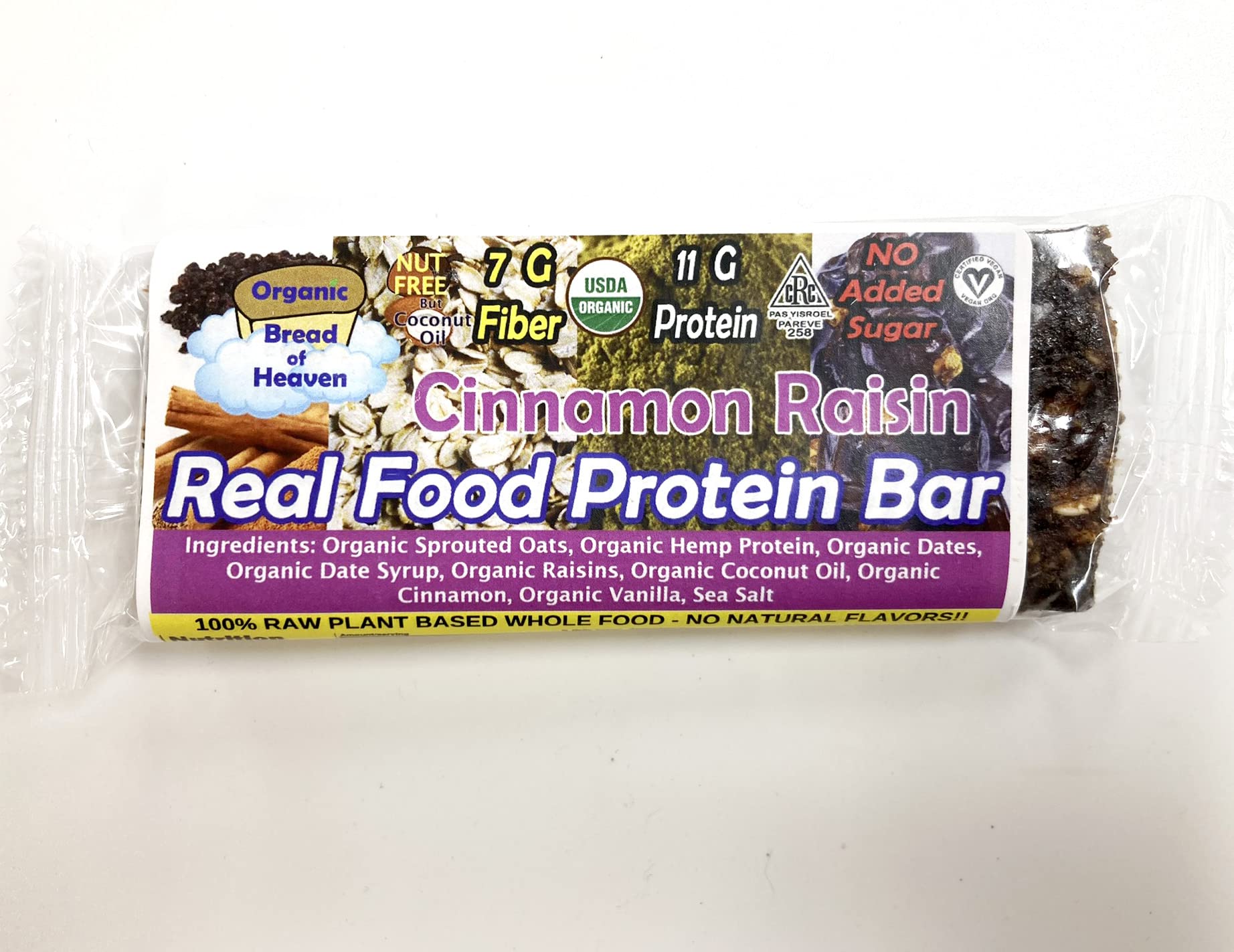 Real Food Protein Bars - Cinnamon Raisin