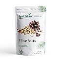 Food to Live Dry Roasted Pine Nuts, 8 Ounces- Naturally Tasty and Crunchy, Nutritious and Delicious, Perfect for Cooking, Baking and Snacking, Vegan