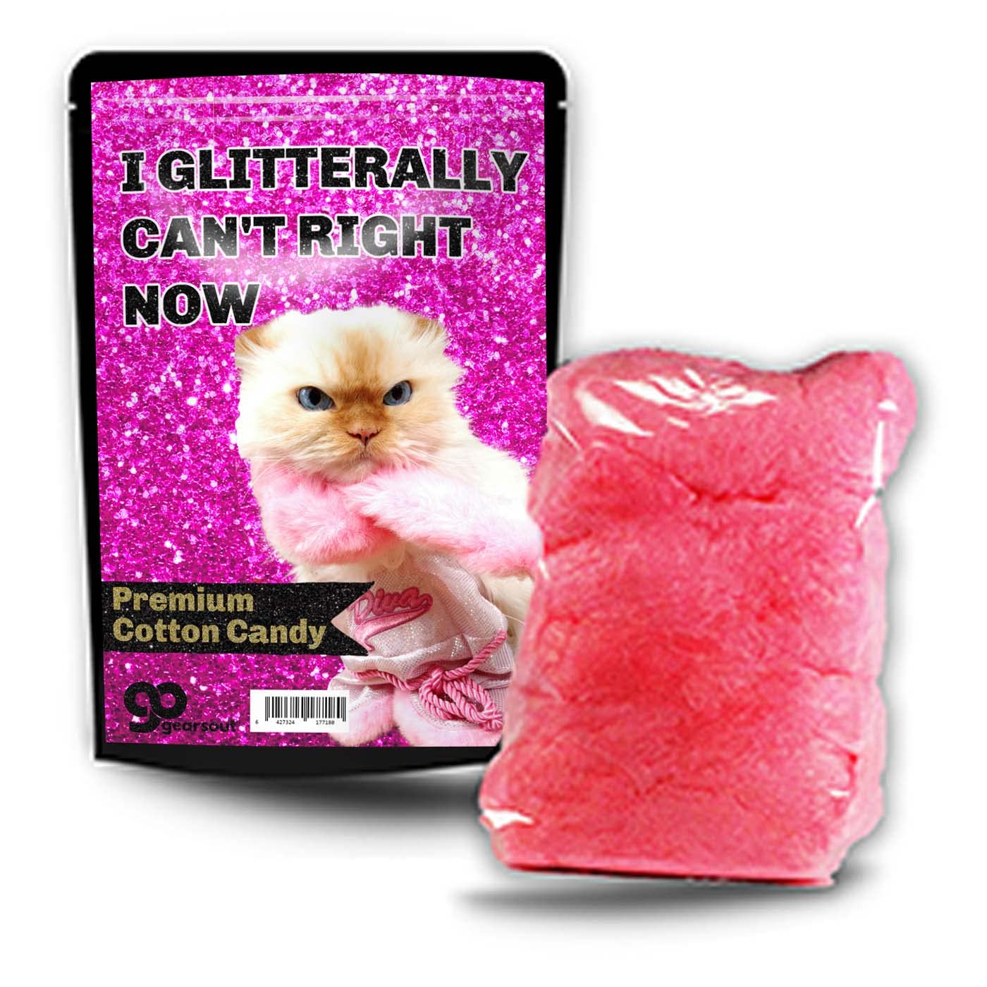 I GLITTERLY CAN'T RIGHT NOW Gourmet Cotton Candy - Stocking Stuffers, Easter Basket Gift Ideas, Mother's Day - Funny Gift Ideas for Best Friend