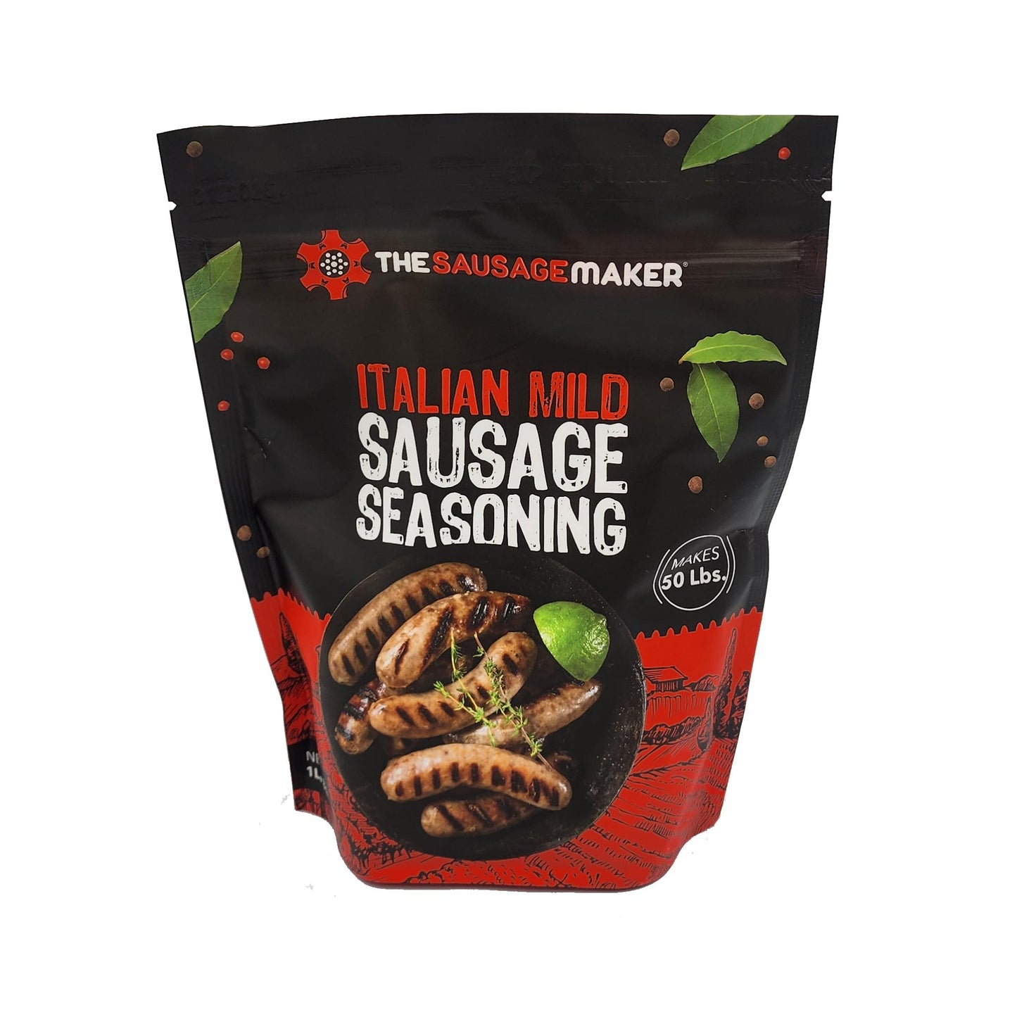 The Sausage Maker Italian Seasonings Bundle - Mild Italian, Sweet Italian and Zesty Italian, 3 pack of 1lb. 8oz. Containers
