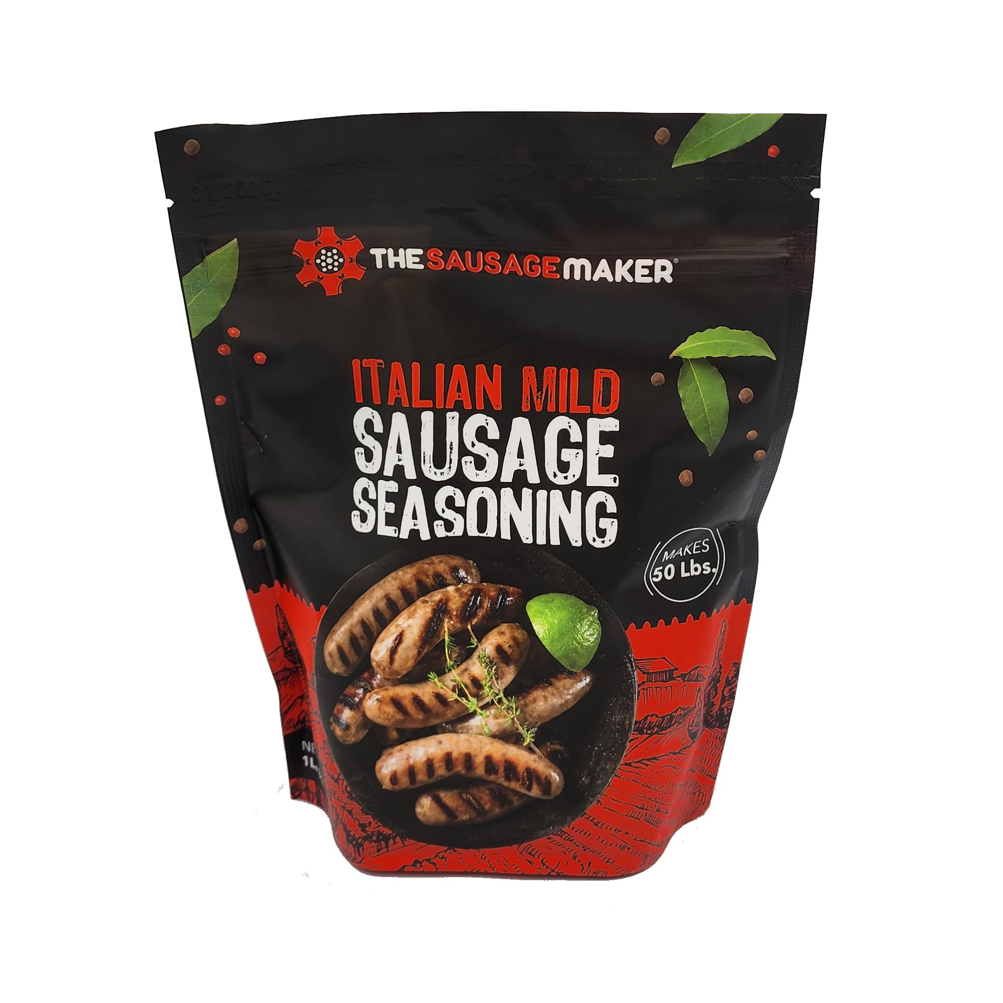 The Sausage Maker Italian Seasonings Bundle - Mild Italian, Sweet Italian and Zesty Italian, 3 pack of 1lb. 8oz. Containers