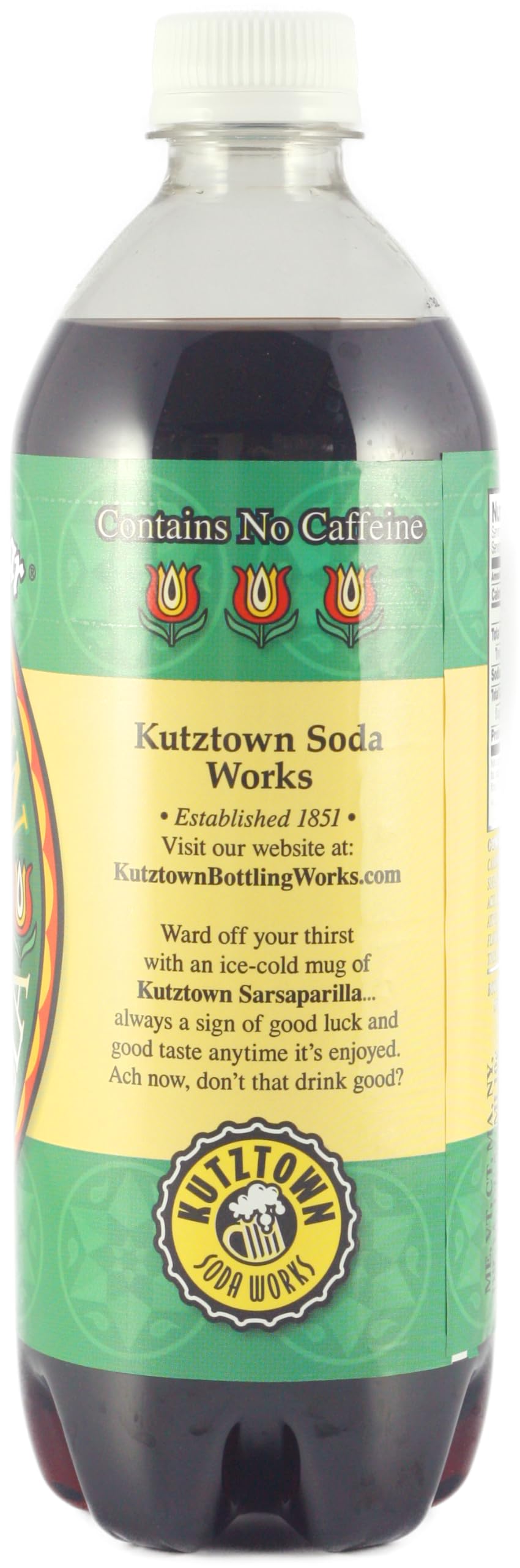 Kutztown "Nix Besser" Sarsaparilla Soda, 24 Oz. Bottles (Pack of 4)