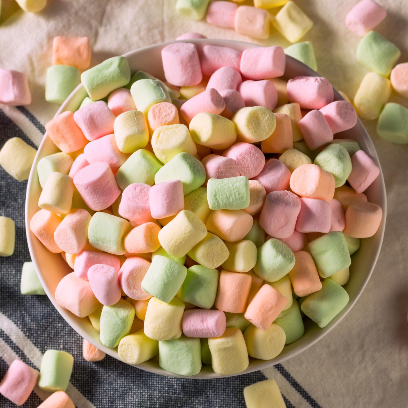 1 lb Bag Clown Fruit Flavored Mini Marshmallows - Gluten Free, Allergy Friendly, Great for Baking, Cocoa, Rice Crispy Treats