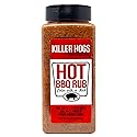 Killer Hogs HOT BBQ Rub | Championship Grill Seasoning for Beef, Steak, Burgers, Pork, and Chicken | 19.8 oz