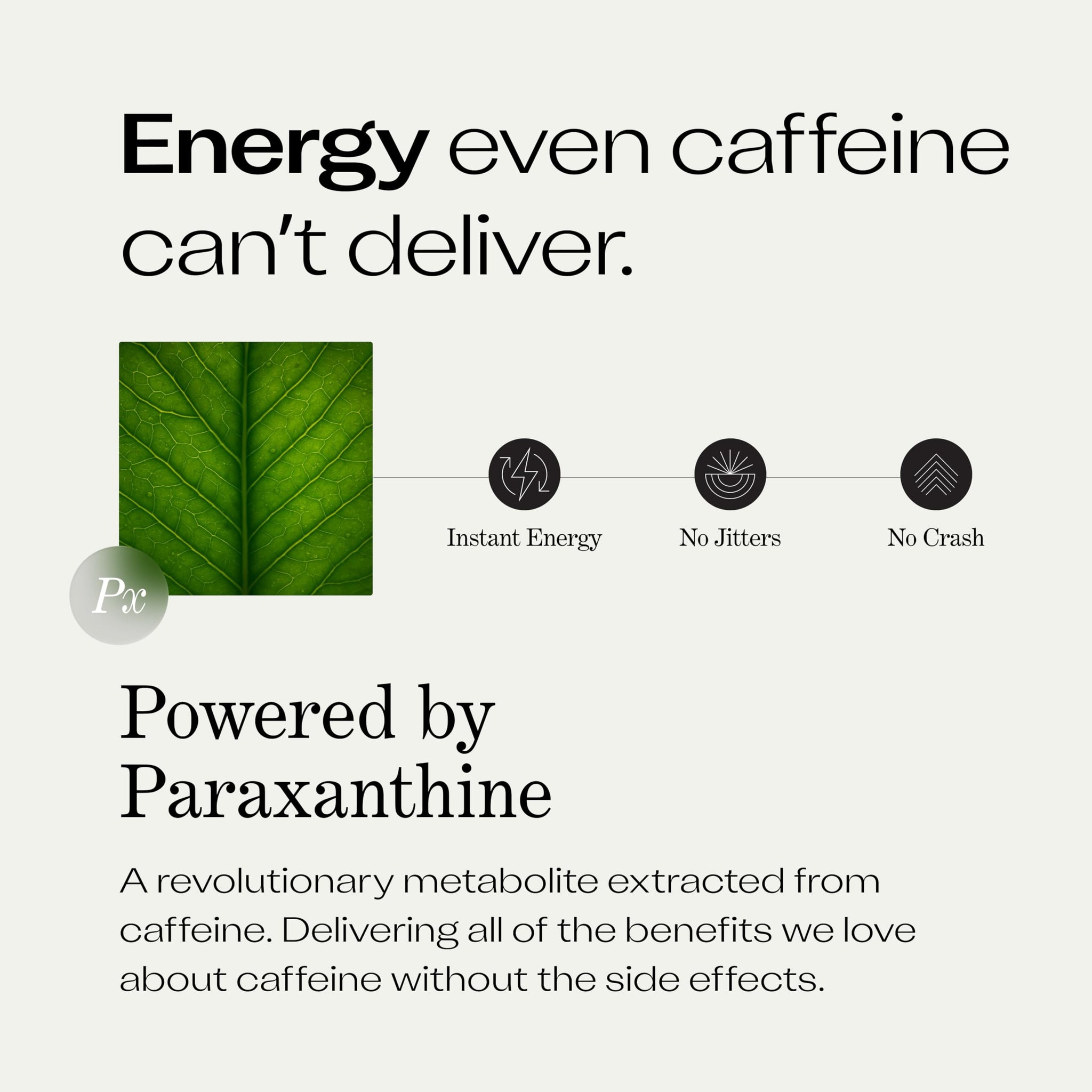 Energy Supplement for Focus & Performance | Paraxanthine with Electrolytes, B-Vitamins & Apple Cider Vinegar | No Jitters, No Crash | Zero Sugar