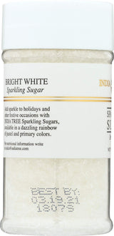 INDIA TREE White Decorating Sugar, 3.5 OZ