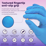 Cljlixcy Kids Disposable Nitrile Gloves for 4-10 Years, Suitable for Gardening, Cooking, Painting, Latex and Powder Free -100 PCS