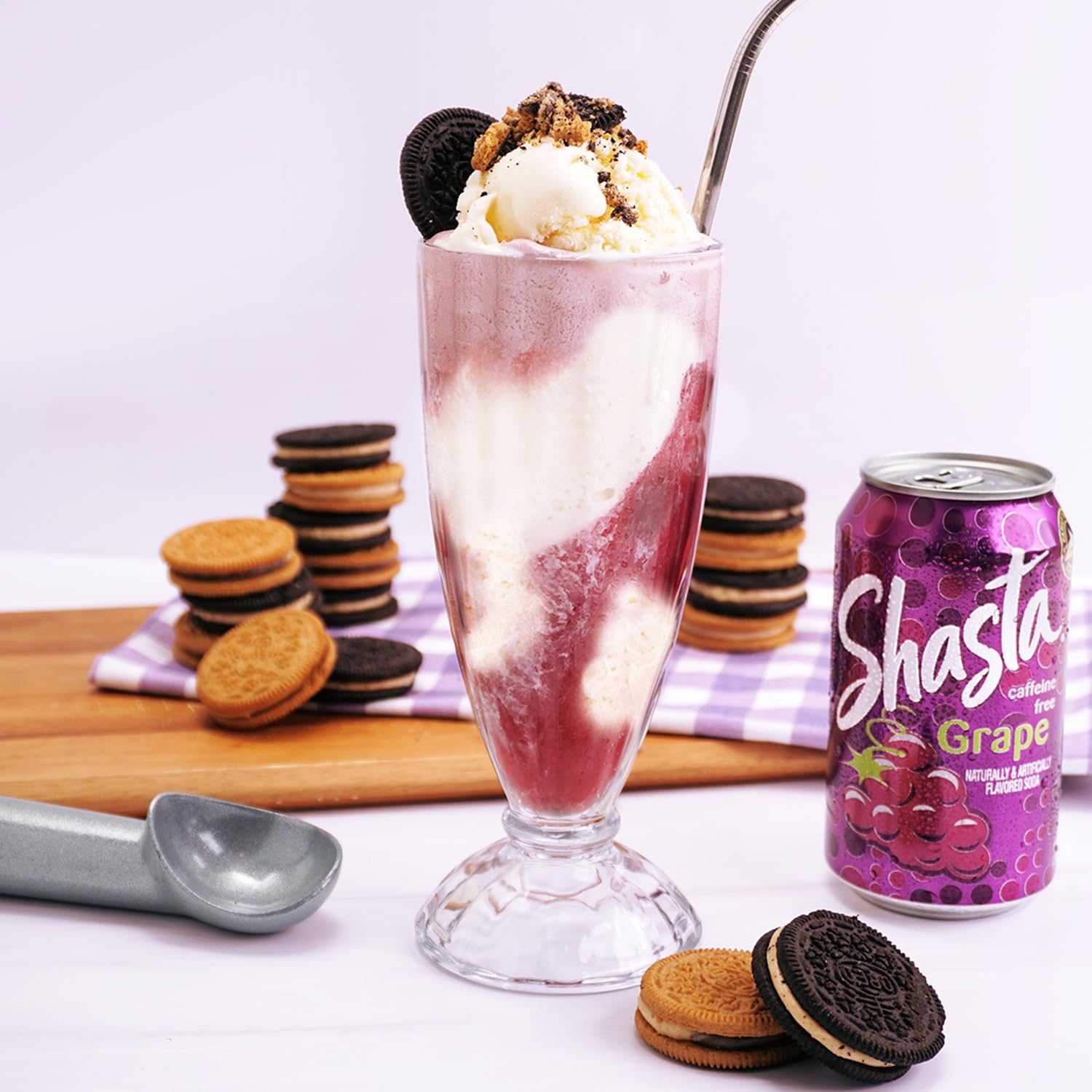 Shasta Grape | 12-Pack of 12oz Cans | Bold Purple Grape Flavor | Sweet & Fruity | Caffeine-Free