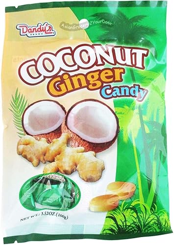 Dandy's Coconut Ginger Candy 3.52 Oz