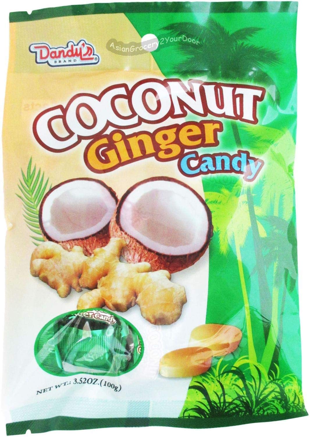 Dandy's Coconut Ginger Candy 3.52 Oz