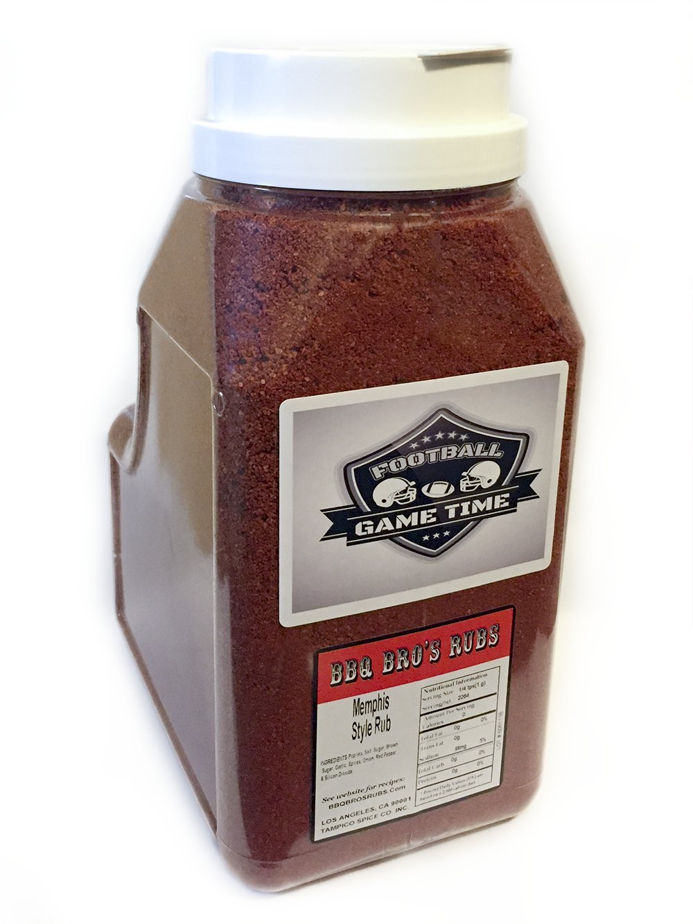 BBQ BROS RUBS (Memphis Style 5 LBS) - Barbecue Seasonings - BBQ Spices - Dry Rub- Handcrafted BBQ Rubs for Grilling, Cooking & Smoking - Use as a Meat