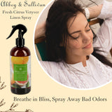 Abbey & Sullivan Linen Spray, Fresh Citrus Vetyver, 16 oz