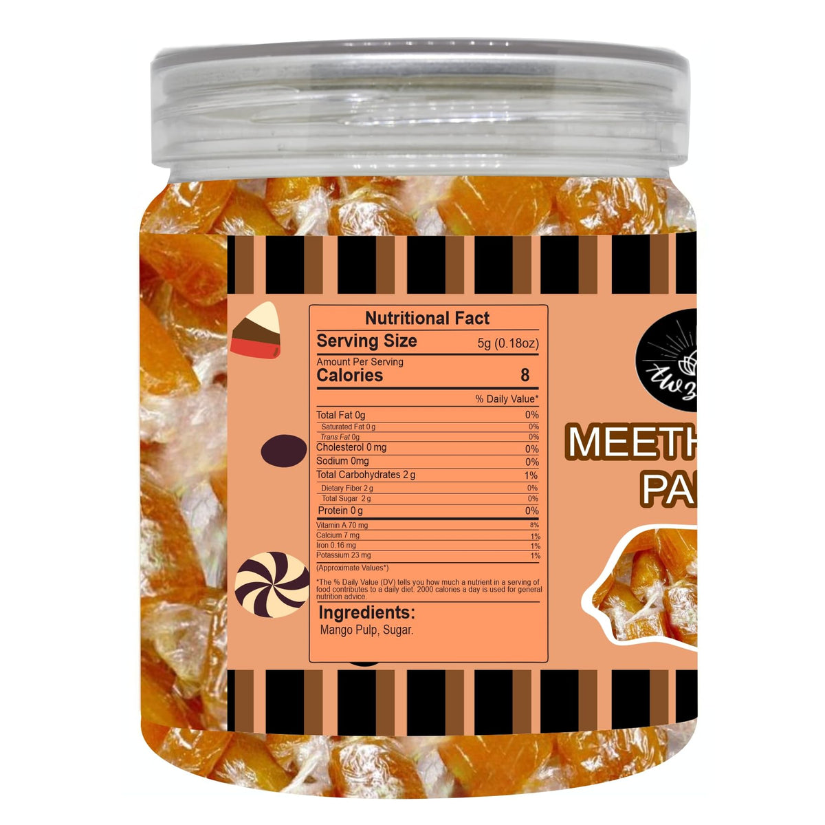 Awzlwn Indian Taste Candy (10.58 OZ / 300 GM, Meetha Aam Papad)