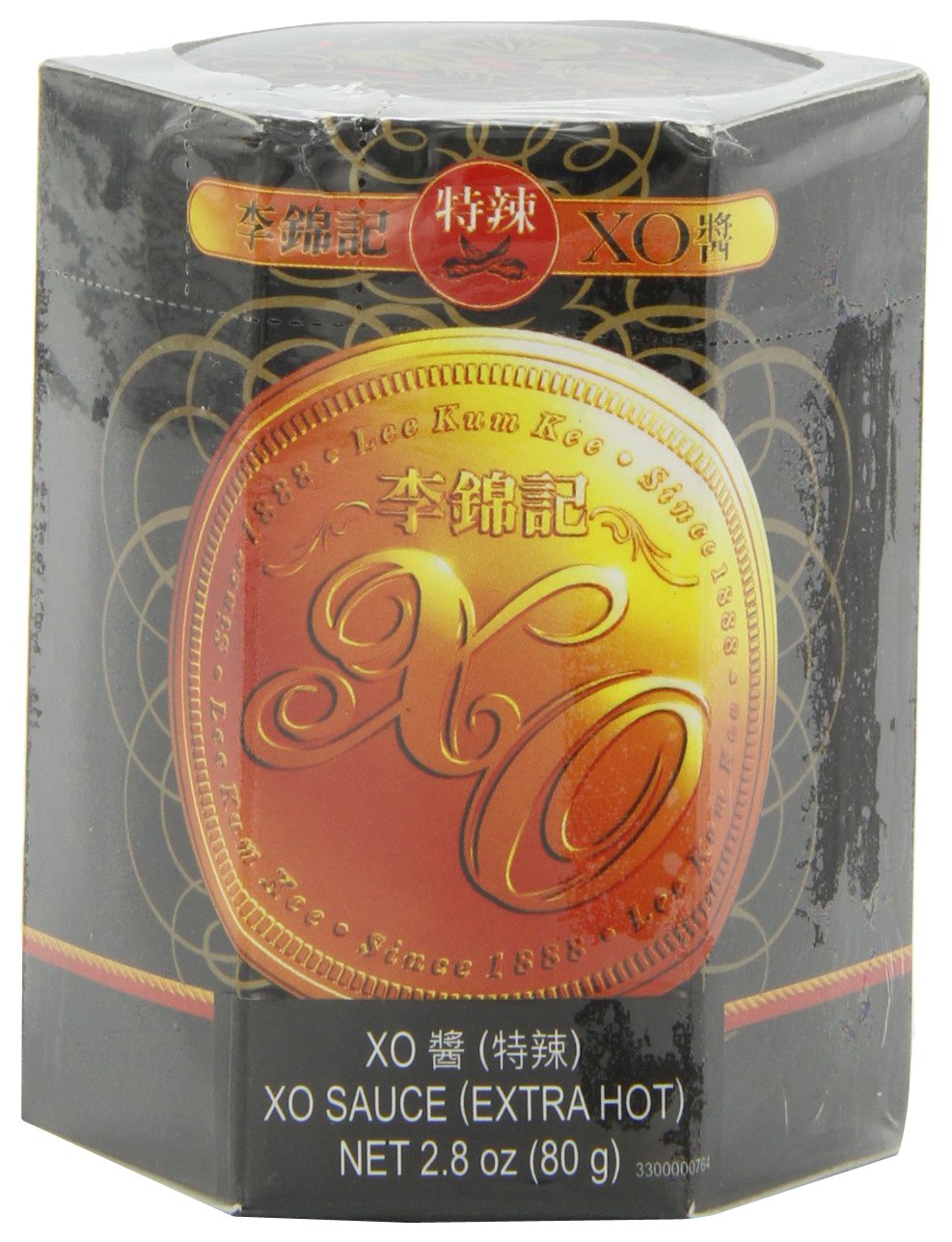 Lee Kum Kee Extra Hot XO Sauce (2.8 Oz. - 1 Pack), All-Purpose Condiment, Umami Flavor, Perfect for Stir-Frying, Seafood, Noodles, Dim Sum, Fried