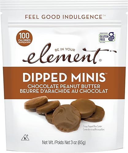Element Chocolate Peanut Butter Dipped Minis, 3 OZ