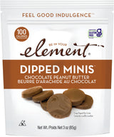 Element Chocolate Peanut Butter Dipped Minis, 3 OZ
